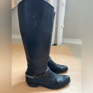 Frye Knee High Lindsey Spur Riding Western Cowboy Style Boots Women Size 7.5